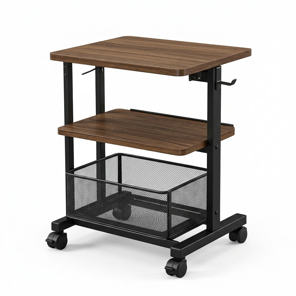 Denloriav™ 3-Tier Mobile Rolling Storage Cart