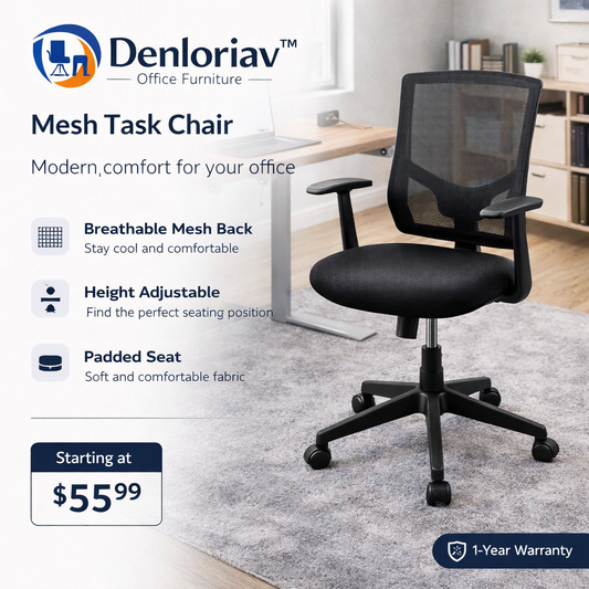 Denloriav™ Ergonomic Mesh Task Chair