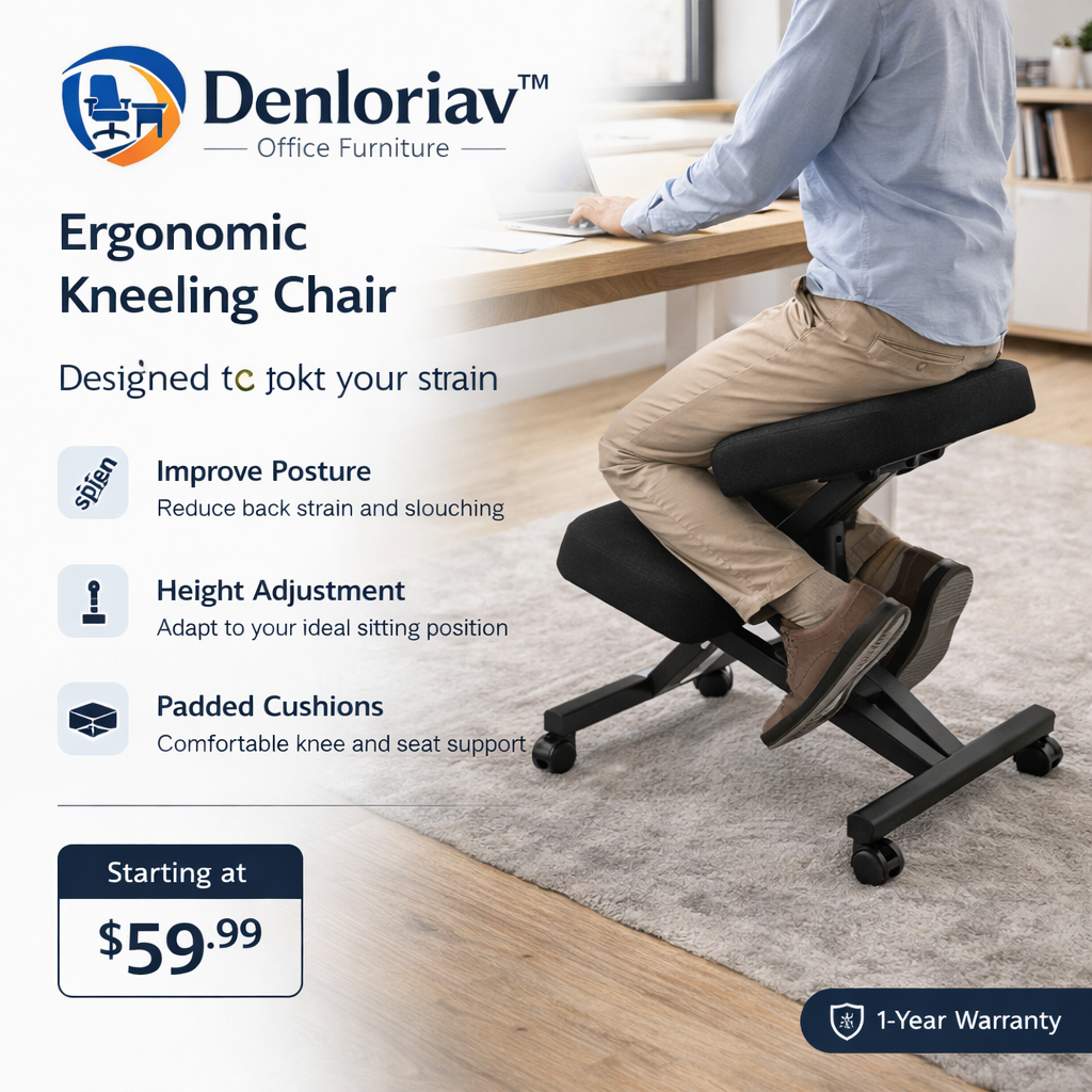 Denloriav™ Ergonomic Kneeling Chair with Adjustable Height