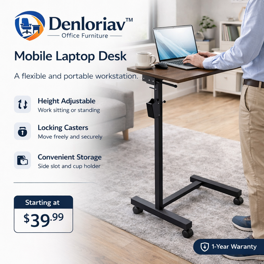 Denloriav™ Adjustable Mobile Laptop Desk