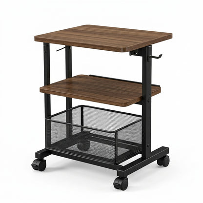 Denloriav™ 3-Tier Mobile Rolling Storage Cart