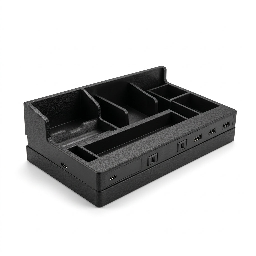 Denloriav™ Desktop Charging Hub with Storage